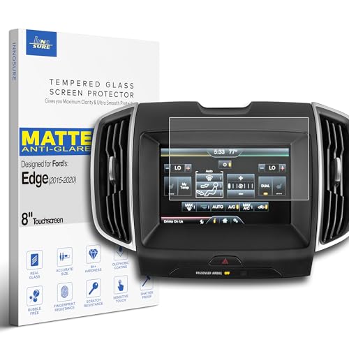 INNOSURE [Anti Glare] Tempered Glass Screen Protector for 2015/2016/2017/2018/2019/2020 Ford