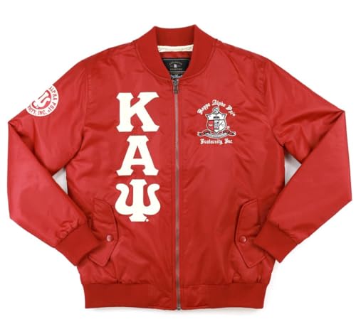 Kappa Alpha Psi M4 Bomber Jacket Crimson Red