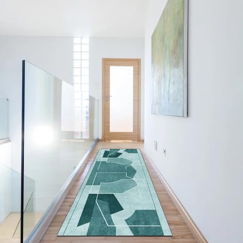 Alfombra de pasillo de 40x200 cm lavable y antideslizante con diseño patchwork 6