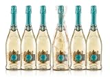 Sant'Orsola - Spumante Moscato d'Asti D.O.C.G. Liberty, da Uva Moscata Bianca, Gusto Fresco e Floreale con Note Minerali, 6x750 ml