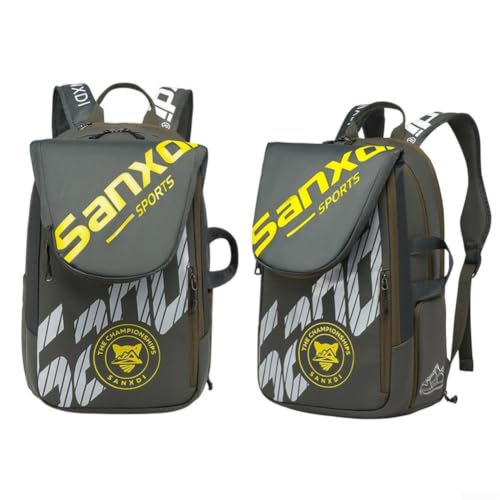 Mochila para raquetas ultraligera con sección de calzado y bolsillo portón para laptop 4