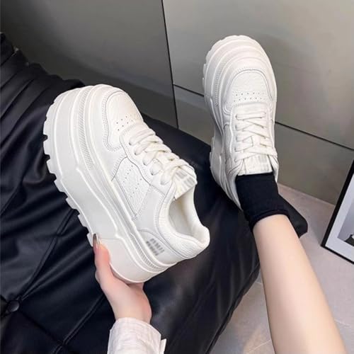 Chunky Sneakers for Women 3-Inch Platform Fashion Casual Shoes Comfortable Walking4