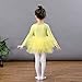 Vestido de Danza Ballet Manga Larga para Niña Maillot de Gimnasia Rítmica...
