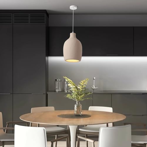 Tongue Feast 9002 Modern Hanging Light, Kitchen Island Light, E27 Base cover