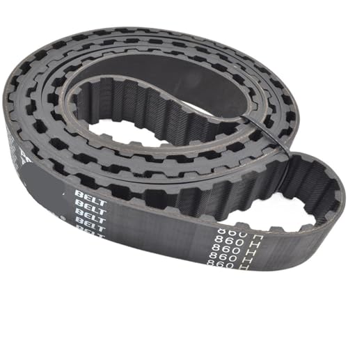 Courroie de distribution H de 30mm de large assurant une transmission fluide sans glissement