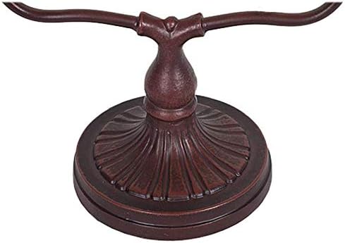 HT Tiffany Style Traditional Banker’s Desk Lamp, Butterfly Stained Glass Shade Cast Iron Base, for Living Room Bedroom Office