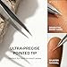 Beauty Power Professional Tweezers Set – Slant & Point, Ultra Precision German Stainless Steel Tweezers for Eyebrows, Chin, Ingrown Hair & Facial Grooming – Lightweight with Case - Gift Idea - Gray