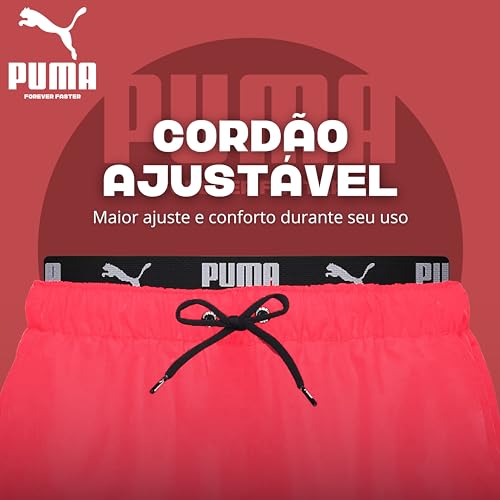 BOARD SHORTS (FEMININO) PUMA | Short Feminino Puma Board Shorts Cordão Ajustável Com Bolso Adulto |