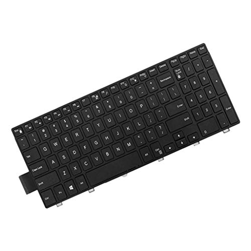 gazechimp Novo Teclado Para Dell Inspiron 15-5000 Series 5551 5552 5555 Latin Black