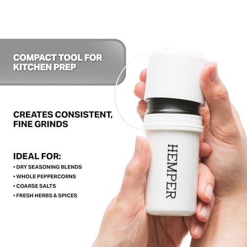 Image of HEMPER Keeper 3-in-1 Grinder + Storage System with Smell Proof Top