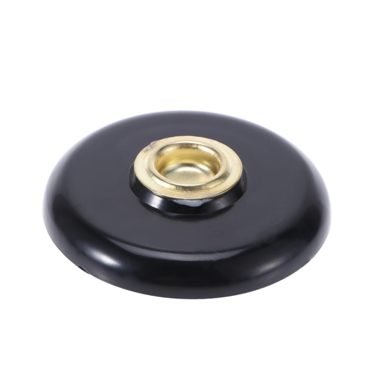 ibasenice Cello Bass End Pin Stand Holder Black Non-slip Mat 9cm Plastic Dark Walnut Design