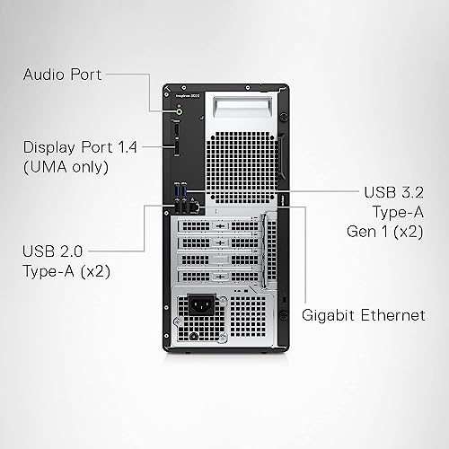 Dell Inspiron 3030 Desktop PC Computer Tower | 14th Gen Intel Core i7-14700, 64GB DDR5 RAM, 1TB NVMe, Intel UHD Graphics 770, WiFi 6, Windows 11 Home | Mist Blue - Image 6