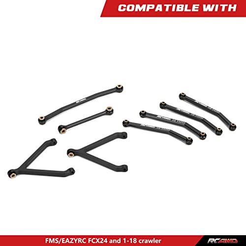 Image of RCAWD High Clearance Chassis Links Set for FMS 1 /24 FCX24 Power Wagon RTR Series Upgrades Part