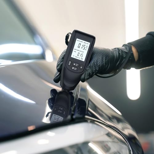 Medidor de grosor de pintura para autos con pantalla LED miniatura 2