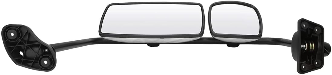 Yuanone Chrome Door Mirror Assembly with Arm Fit 2004-2016 for Freightliner M2 100 106 Trucks, Right/Passenger Side