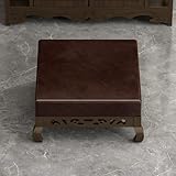 Comodidad ergonómica: este banco de meditación hecho de piel sintética, esponja y construcción de madera garantiza un apoyo duradero. Promueve una postura adecuada para una meditación prolongada y arrodillarse