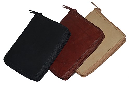 LB LEATHERBOSS 100% Genuine Leather Bi-fold Mens Wallet Brown #702cf4