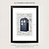 Dr Who Cast All Doctors Signed Autograph A4 Poster Photo Print TV Show Series Season Framed DVD Boxset Memorabilia Gift (BLACK FRAMED & MOUNTED) #4
