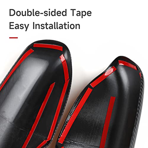 Image of Car Inner Door Handle Armrest Cover Decals for 2022 2023 2024 2025 2026 Honda Civic 11th Gen Accessories ABS Carbon Fiber Stickers