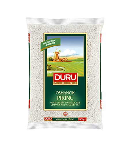 Duru Osmancik Rice, 88.2 oz (2500g), 100% Natural and Certificated, Non-GMO, Great for Vegan Recipes, Gluten Free