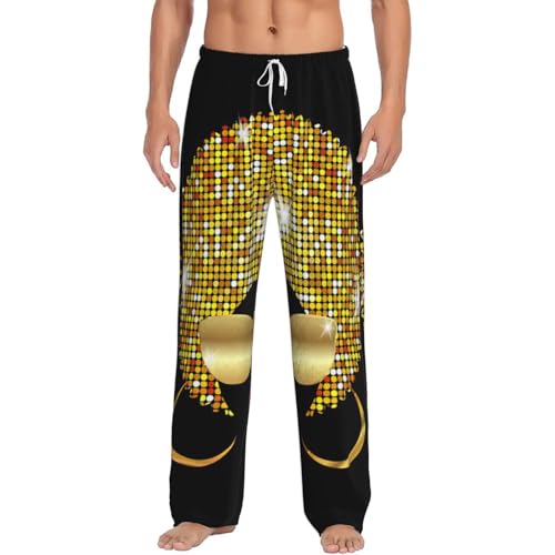 Pantalon de pyjama homme en polaire à carreaux avec poches