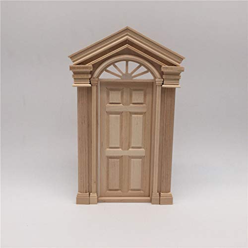 SXFSE Dollhouse Decoration Accessories, Miniature Sun gate 1:12 Mini Dollhouse Sun gate Cute House Mini  Sun gate
