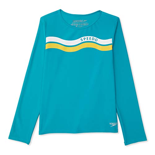 Image of Speedo Girl's Uv Swim Shirt Long Sleeve Rashguard