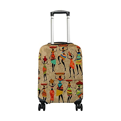 My Daily Luggage Cover African Woman Tribal Fits 26-28 Inch Suitcase Travel Carry On Baggage Spandex Protector L