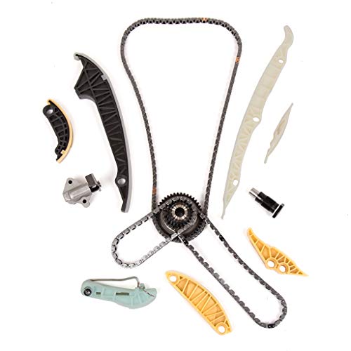 Evergreen TK9023 Timing Chain Kit Compatible With 14-16 Volkswagen Bettle Golf Jetta Passa 1.8 2.0