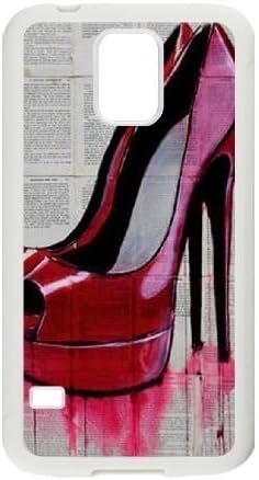 wugdiy New Fashion Cover Case for SamSung Galaxy S5 I9600 with custom The High-heeled Shoes