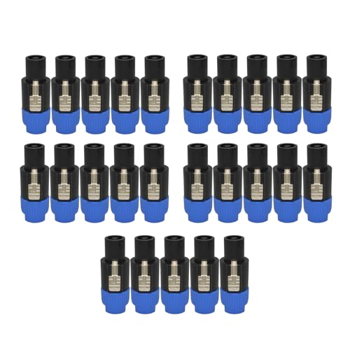 Conector speakon 4 polos, pack de 25 unidades miniatura 1