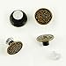 4pc No-Sew Replacement Buttons for Jeans - No Sewing, Tack On - Non-Rusting