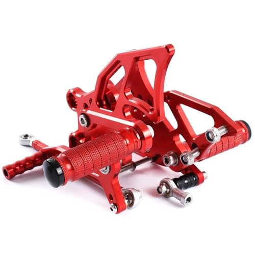Commandes reculées CNC rouge pour Yamaha YZF R3 et R25 2015-2016 - 2