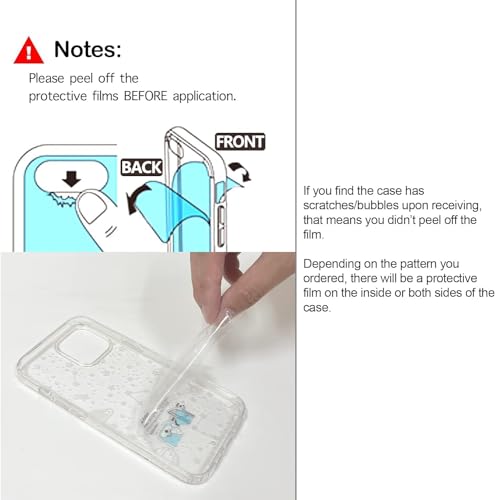 Image of SHINESTAR Clear Case for iPhone 14 Compatible with Magnetic Charging- Premium Transparent Protective Cover with Enhanced Durability - Sleek and Slim Design - Black Magsafe