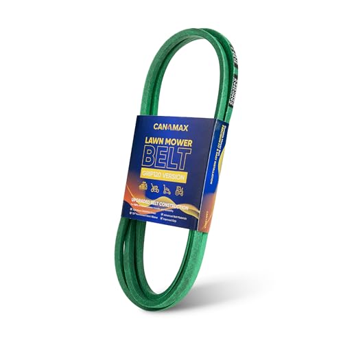 Image of [Upgraded Grip120] Canamax 144959 Deck Belt - for 42 Inch Deck Craftsman LT1000 LT2000 LT3000 DLT3000 DYT4000 Husqvarna Poulan AYP Ariens Mowers - Replaces 532144959 532138255 | Aramid Cord | 95.4 inch