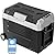 12 Volt Refrigerator, 53QT(50L) Compressor Electric Cooler with Wheels, Car Fridge with APP Control, Portable Freezer -13?~68?, 12/24V DC 110-240V AC Car Cooler for Camping, Travel, Road Trips