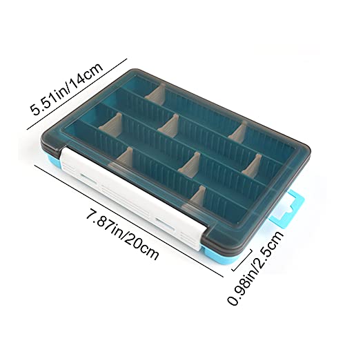 Fishing Tackle Box Plastic High Capacity Lures Bait Box Portable Multifunction Bait Storage Case For Outdoor Fishing #TOP1