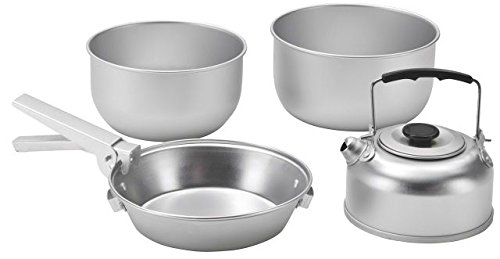 Easy Camp Campingartikel Adventure Kochtopf-Set S - Utensilio para Hoguera para Acampada, Color Gris, Talla L Cover