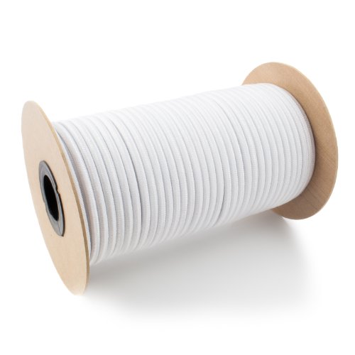 Preisvergleich Produktbild 20m GUMMISEIL 4mm Expanderseil WEIß Gummischnur Gummikordel Gummiseile Spannseil Planenseil Gummileine Seil Plane Netz