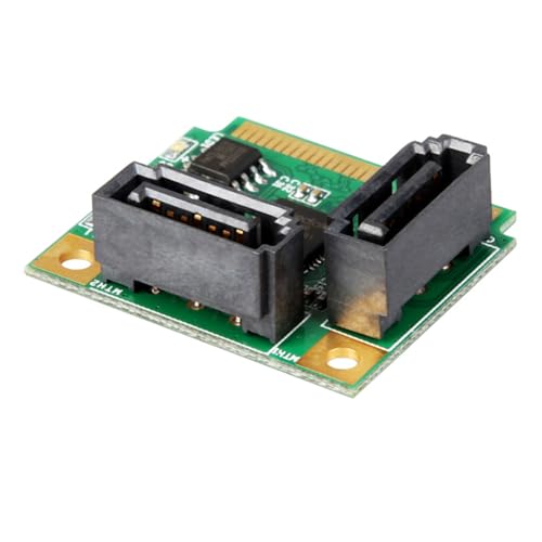 Small PCIExpress 2 Port Controller Card with ASM1061R Chipset RAID1/RAID0/SPAN