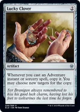 Magic The Gathering Lucky Clover Mint Card