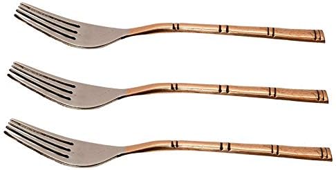 Steel Copper Spoon Butter Knife/Fork/Sup Diwali Gift Home Kitchen Serveware
