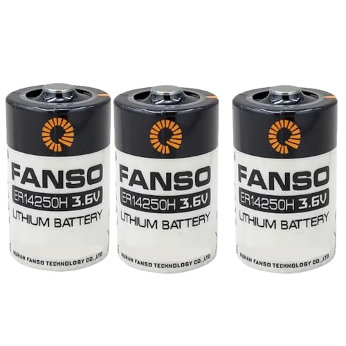 JINBOBO�i3����jER14250H 3.6V ���`�E���o�b�e���[ 1200mAh PLC�v���O���}�p�ALS14250�ƌ݊�������