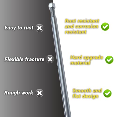 Image of Axle 1 inch Diameter 44 inch Steel Axle Rod With 1 inch to 3 /4 inch Step-Down & 3 /4-16 Fine Thread 1 /4 inch Keyway For ATV Go-Karts Quads Dune Buggies
