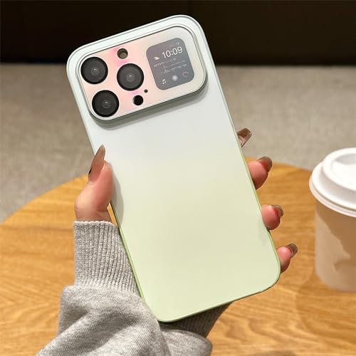 Coque iPhone 14 Aurora Dégradé Jaune avec Film Protection Caméra
