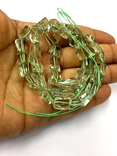 Perles améthyste verte naturelle 8mm pierre facettée collier bracelet DIY - 3