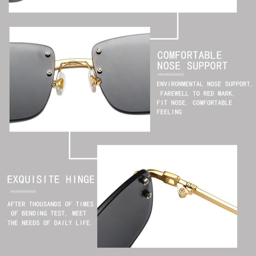 Lunettes de soleil sans monture légères anti-reflets et UV400 - 6