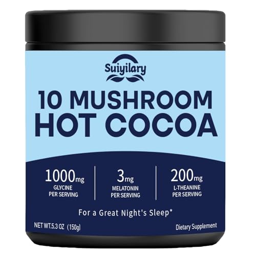 Suiyilary 10 Mushroom Hot Cocoa,...