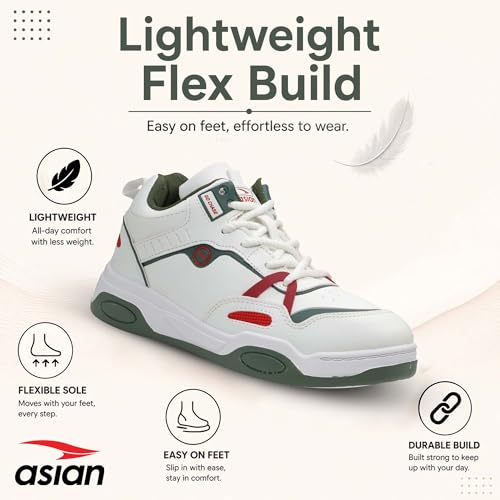 Image of ASIAN Men's Vegas-11 Sneakers | Lightweight Walking Sneakers for Men | Cushioned Sneakers for Daily Use, Office, & Travel