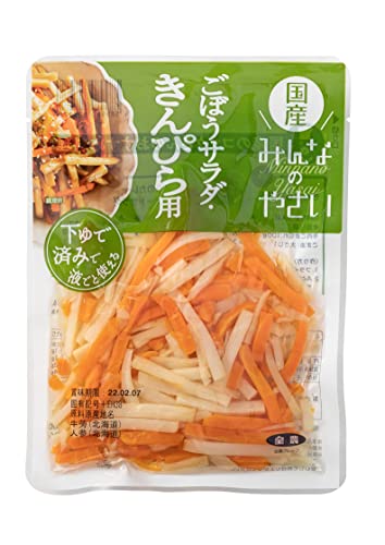 国産 みんなのやさい きんぴら用 150g ×20袋